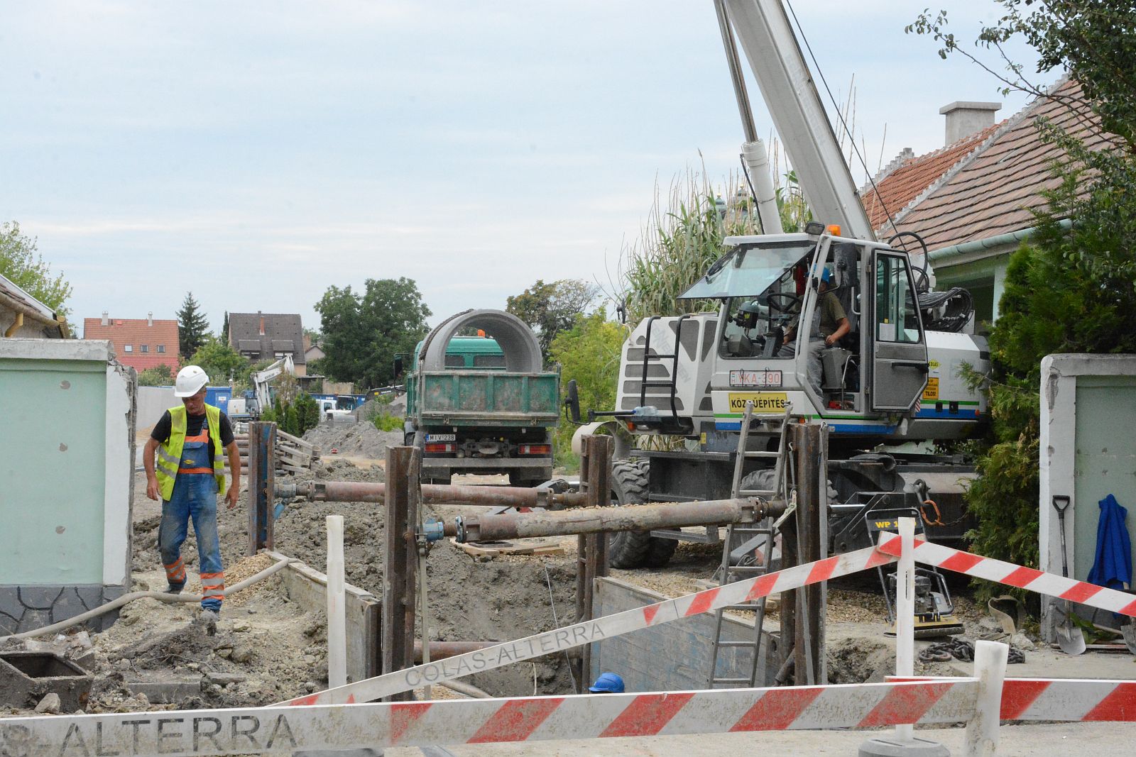 Befejezés előtt a felsővárosi csapadékvíz-elvezető rendszer